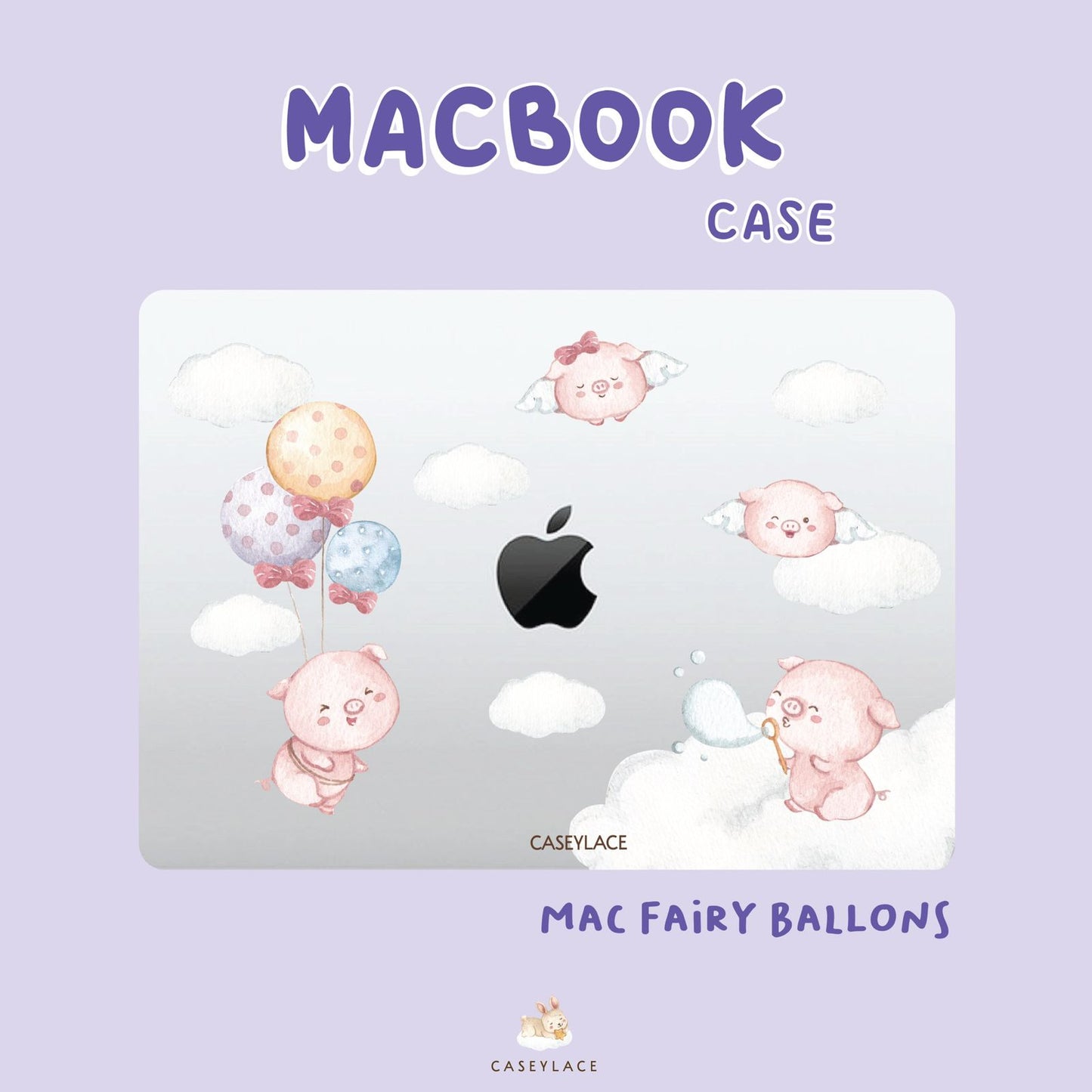 Macbook Case Fairy Ballons