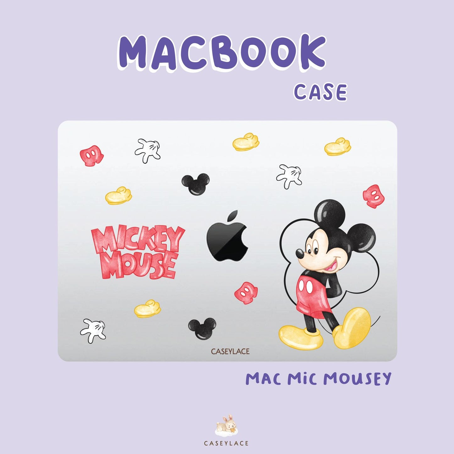 Macbook Case Mic Mousey