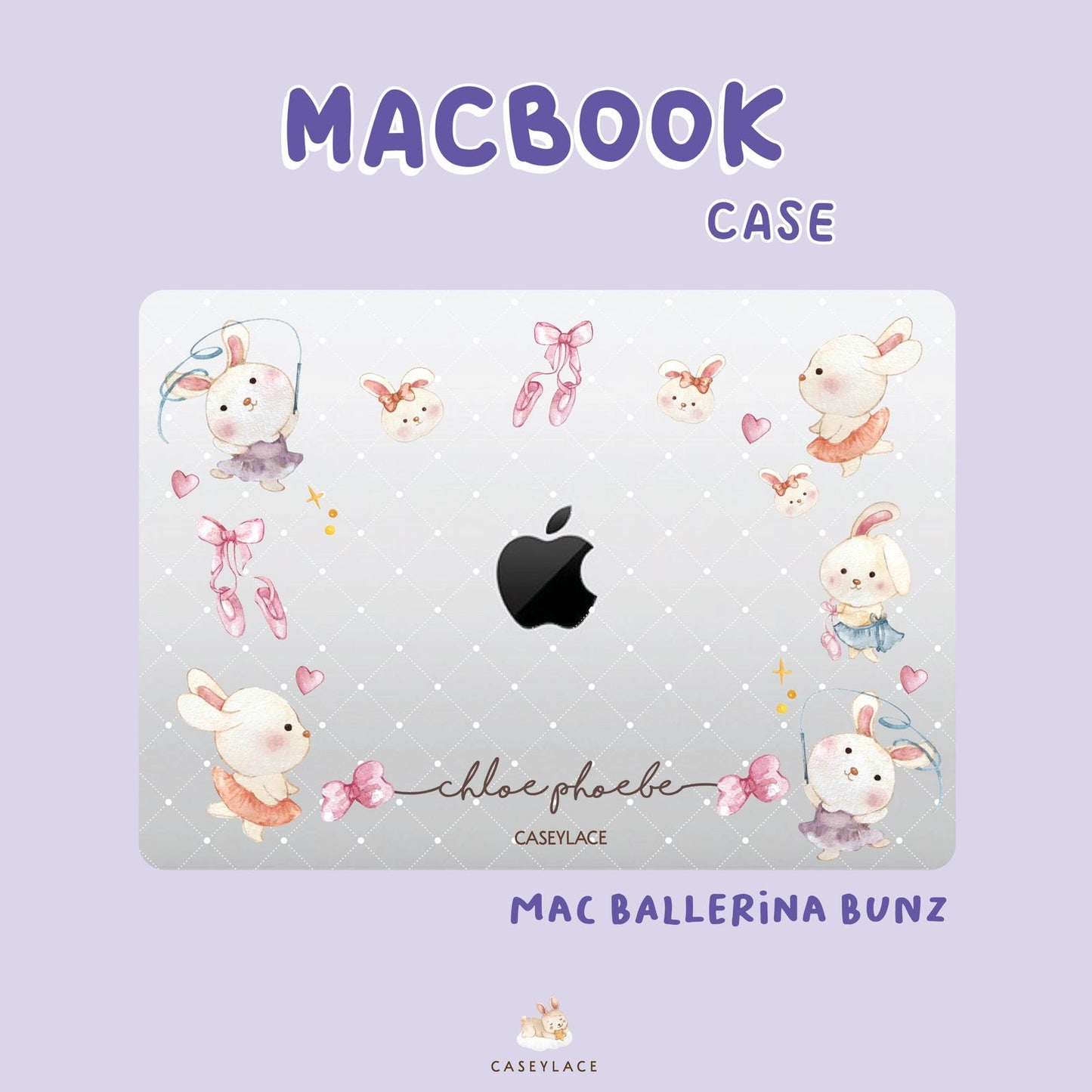 Macbook Case Balerina Bunz