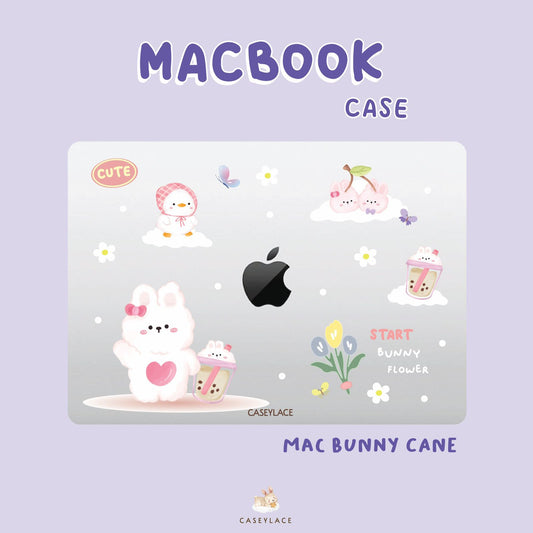 Macbook Case Bunny Cane