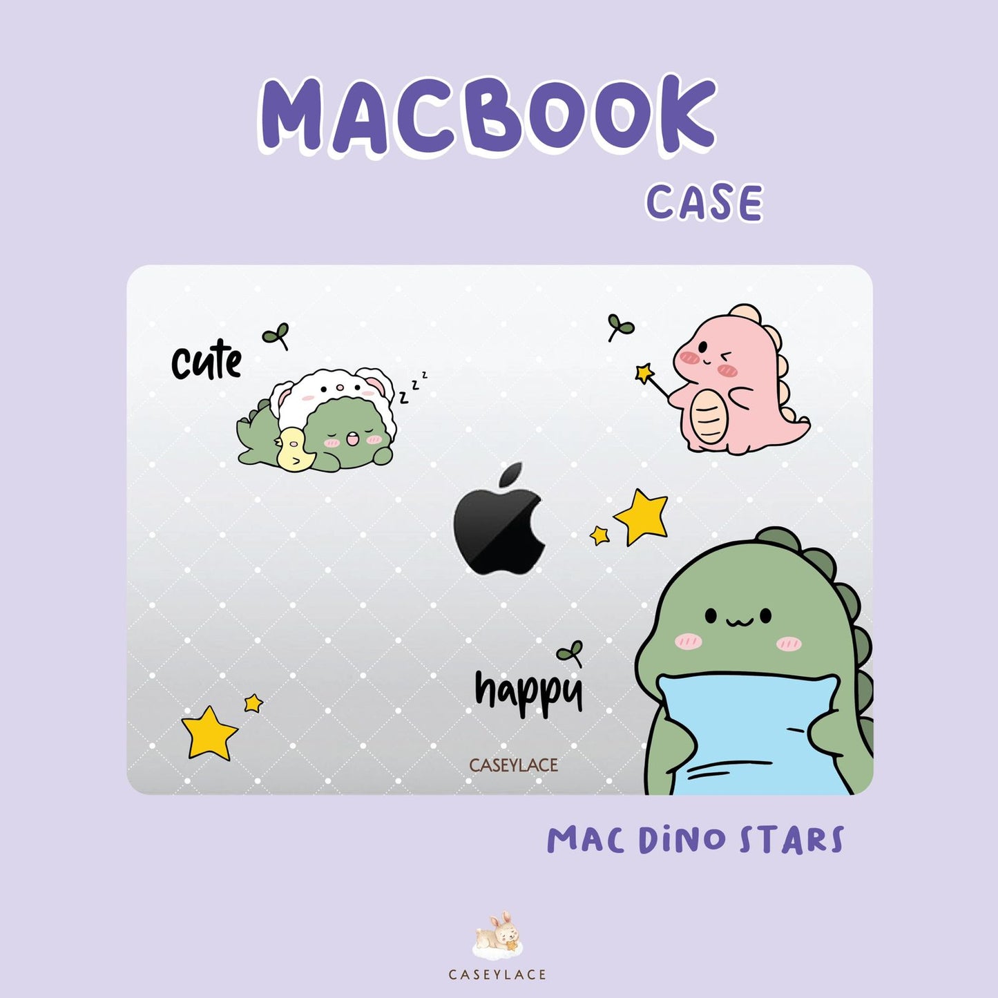 Macbook Case Dino Stars