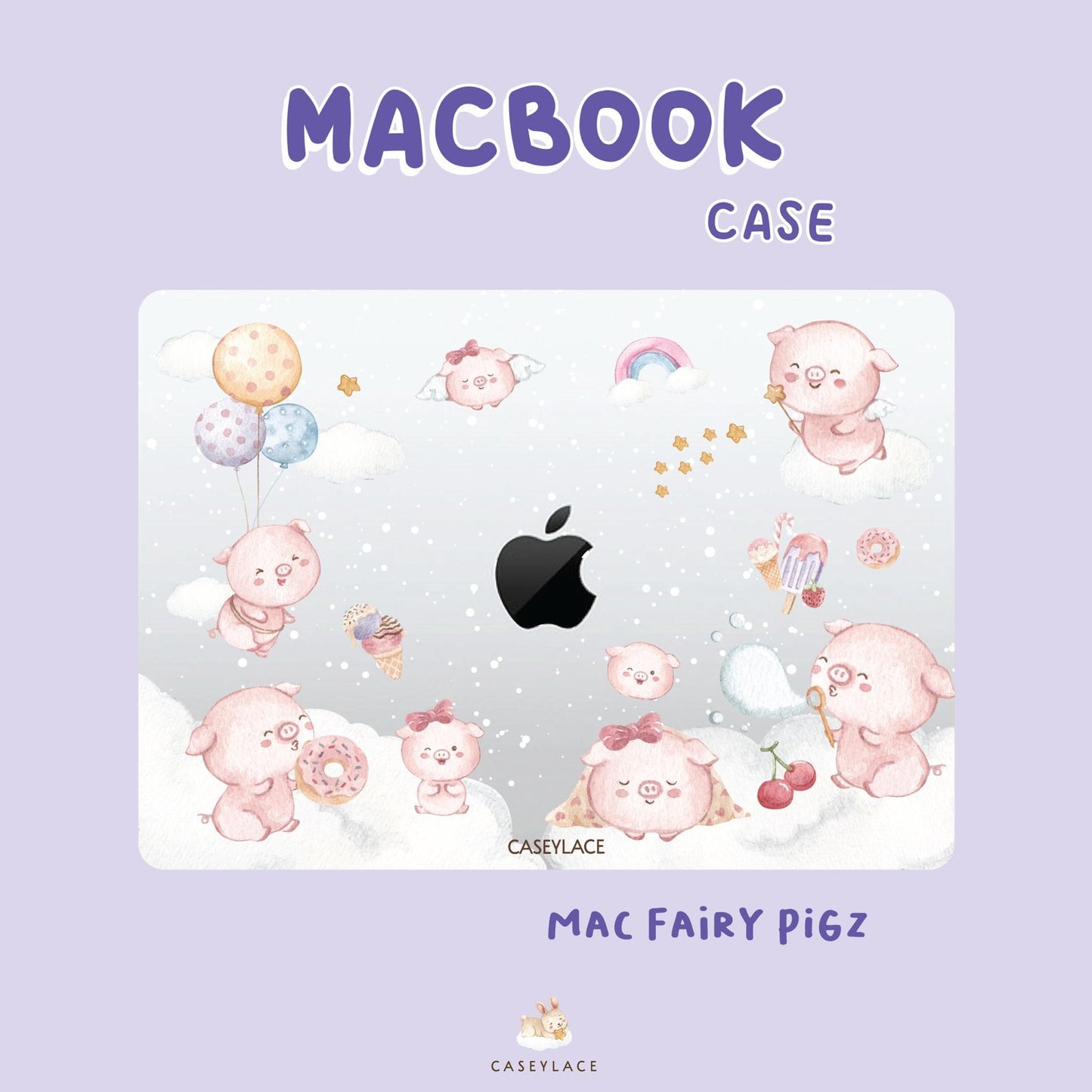 Macbook Case Fairy Pigz