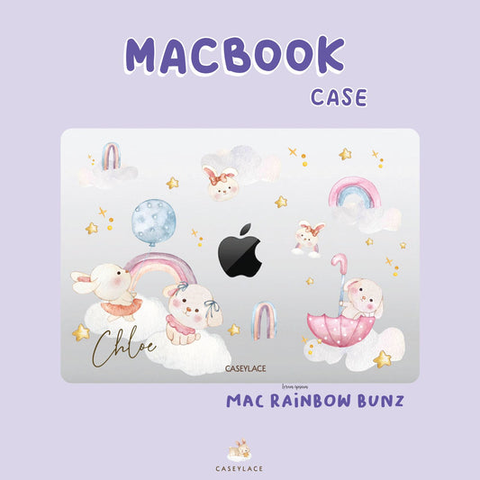 Macbook Case Rainbow Bunz